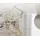 DeLife Edge 220 x 76 x 120 cm beige/weiß