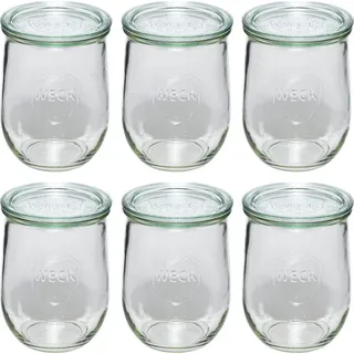 Weck Tulpenform-Glas 1062ml 6er Pack