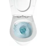 CORNAT Wand-WC mit WC-Sitz Weiß