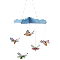 boni-shop Mobile Studio ROOF Bastel-Set, 3D Wandobjekt, Baby Mobile -, Schmetterlingstanz