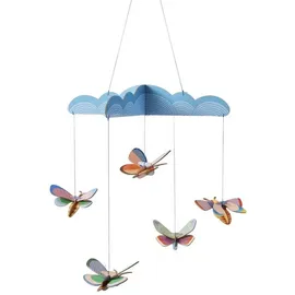 boni-shop Mobile Studio ROOF Bastel-Set, 3D Wandobjekt, Baby Mobile -, Schmetterlingstanz