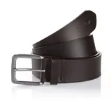 Tom Tailor "TTSCOTT", Herren, Gr. 95, braun, Rindsleder, Gürtel Ledergürtel, 3,5 cm breit, Herrengürtel, Jeans und Casual, bis Gr. 120