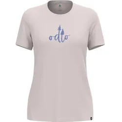 ODLO Damen Shirt ASCENT MERINO 160 TREE LOGO, silver cloud, S