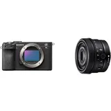 Sony Alpha 7C II | Spiegellose Vollformatkamera mit SEL40F25G (kompakt, 33 MP, Echtzeit-Autofokus, 10 BPS, 4K Video, neigbarer LCD-Touchscreen) Schwarz