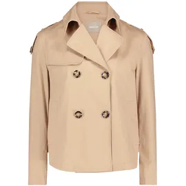 Amber & June Damen Sommerjacke mit Kragen beige 40