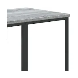 vidaXL Garderobenständer mit Ablagen Grau Sonoma