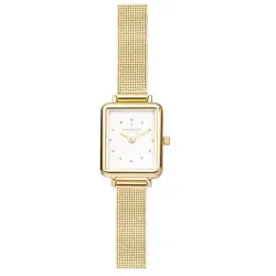 NORDGREEN - ALLURE - weißes Zifferblatt - mesh gold / 20 MM