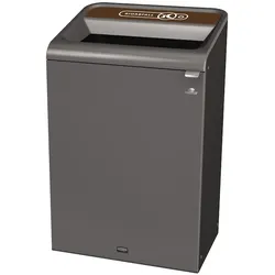 Rubbermaid Recyclingstation 2154780 125l Behältereinheit Bioabfall braun