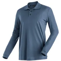Maier Sports Ulrich Langarm-polo - Ensign Blue - L