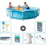 Frame Pool Rund - 305x76 Cm - 7-teilig  S95