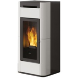 Edilkamin wasserf. Pelletofen | Tera H30 EVO | 29,3 kW | cremeweiß