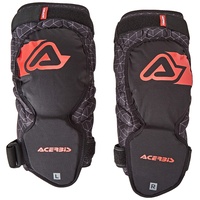 Acer Acerbis X-Knee, Knieschoner Soft Knieprotektoren, schwarz/rot