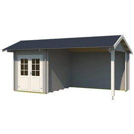 Lasita Maja Kenzo 5,80 x 3,89 m mit Anbau grau