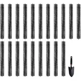 Vevor Dachrinnenbürste, 18,3m Gesamtlänge, φ110mm, Dachrinnenreinigungswerkzeug, bodennahe Dachrinnenbürste, Laubschutz für 12,7cm Dachrinnen, entfernt mühelos Blätter und Schmutz vom Dach, 20er-Set