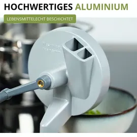 Westmark Bohnenschneider Gemüsereibe 1-tlg. Silber