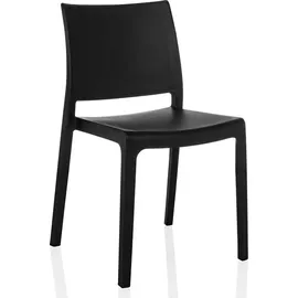 hjh living Gartenstuhl T37 V 47 x 50 x 80 cm schwarz