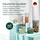 uandu Vorratsdosen mit Deckel Luftdicht Set, BPA frei, Aufbewahrungsbox Küchenorganizer, Vorratsbehälter Mehl Aufbewahrung Küche - 12x1750ml-Grau | Grau