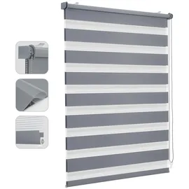 Sekey Doppelrollo 70 x 150 cm grau