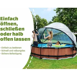 EXIT TOYS Poolabdeckung ECO Ø 360 cm