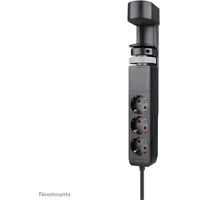 NeoMounts Tischsteckdose 1,40 m Schwarz 1 St.