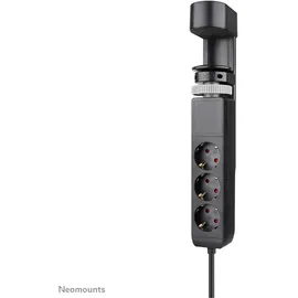 NeoMounts Tischsteckdose 1,40 m Schwarz 1 St.