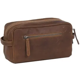 The Chesterfield Brand Stefan Kulturbeutel Leder 29 cm, Necessaire, braun