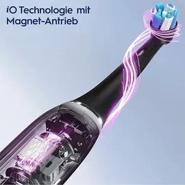 Oral-B iO Series 4 Matt Black + 2. Handstück Quite White + Reiseetui