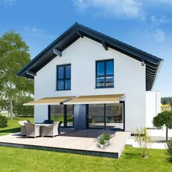 HOME DELUXE Vollkassettenmarkise ELOS - Farbe: Sandfarben, Größe: 395 x 300 cm