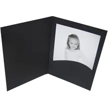 Daiber Portraitmappe 10x15 Schwarz 100 St.