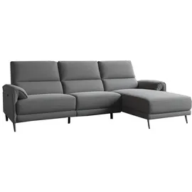 KAWOLA Ecksofa ADRIANA anthrazit