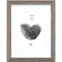 Deknudt S66KH3 P1 20x30 Holz grau eiche mit Passepartout