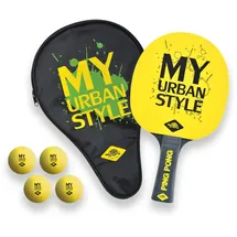 Donic Schildkröt Donic-Schildkröt Tischtennis Set My Urban Style + Cover,