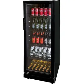 orange . orange Getränkekühlschrank (230 l, 0 mm hoch, Schwarz)