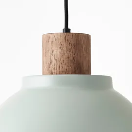 Brilliant Erena 1-flg. 38 cm rund Metall/Holz hellgrün