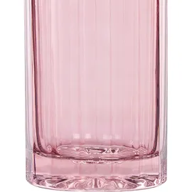 Beliani Blumenvase Glas rosa