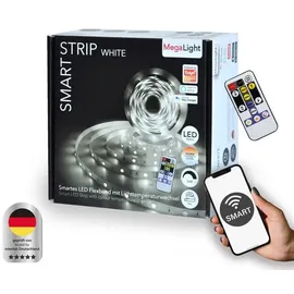 MegaLight LED Stripe 5m Tuya Smart 24W, dimmbar, warmweiß-kaltweiß