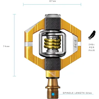 Crankbrothers Candy 11 All-Mountain gold System-Pedal