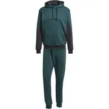 adidas Colorblock Hooded Jogginganzug Herren KB5266 - aurora ivy/black, S
