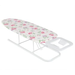 ONVAYA Tischbügelbrett Tischbügelbrett, Mini Bügelbrett, Bügeltisch, Kleines, platzsparendes Bügelbrett rosa