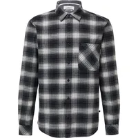 s.Oliver Kariertes Hemd aus Flanell Schwarz/Weiß XL