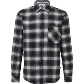 s.Oliver Kariertes Hemd aus Flanell Schwarz/Weiß XL