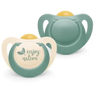 NUK for Nature Latex, grün, Gr.2, 6-18 Monate