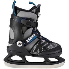 K2 Raider Ice Skates Jungen, Black Grey, 35/40 EU