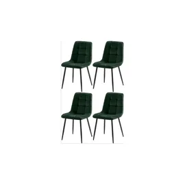 CLP 4er Set Esszimmerstühle Antibes grün