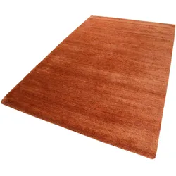 Teppich ESPRIT "Loft" Gr. 5, braun (rost, braun), B:200cm H:20mm L:200cm, Kunstfaser, Teppiche, Wohnzimmer, große Farbauswahl, sehr weicher Flor, dicht gewebt, robust