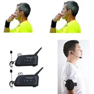 Schiedsrichter-Headset 2 Schiedsrichter Vollduplex-Football-Funk-Headsets Funk-Football-Headsets Kopfhörer-Football-Schiedsrichter-Kommunikation