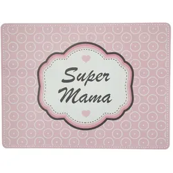 Krasilnikoff Platzset Super Mama, L40 x B30cm, pink