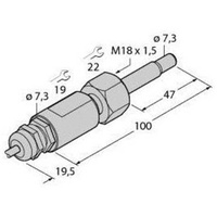 Turck Eintauchsensor FCST-A4-NA/D100 10M 100002579 1St.