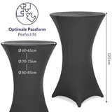 DEUBA Stehtischhusse anthrazit, Ø60cm