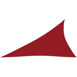 vidaXL Sonnensegel Oxford-Gewebe Dreieckig 3x4x5 m Rot